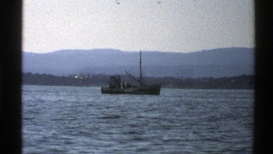 1976: Distant Boat Upon the Large Lake in Norway