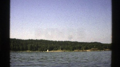 1976: View of a Beautiful Lake in Norway