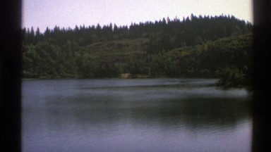 1976: overview of a quiet lake. NORWAY
