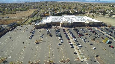 overhead of a parking lot COLORADO