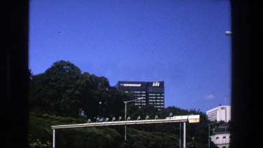 1975: viewing of a normal, modern city. STOCKHOLM