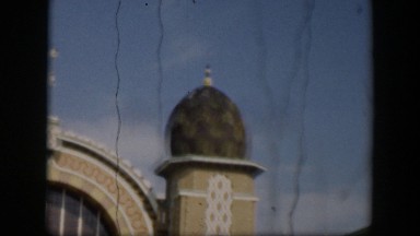 1951: religious building standing with liberation, yet closed to the public.