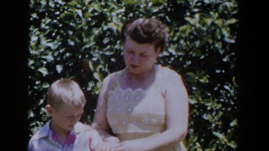1953: ouch mom it hurts! LUBBOCK TEXAS