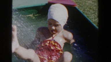 1953: girl in water LUBBOCK TEXAS