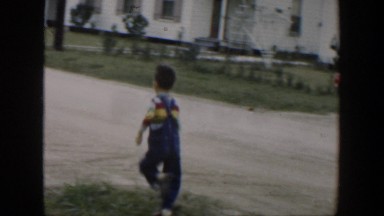 1951: Boy Running in Cuba