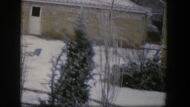 1954: white snow is covering the ground outside NEVADA
