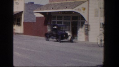 1954: overview of a ghost town. LAS VEGAS NEVADA