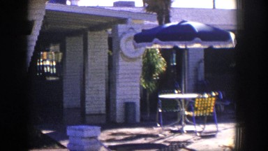 1954: women walking on patio NEVADA