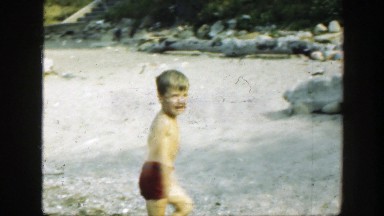 1947: Children Playing in the Water Connecticut