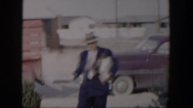 1954: People Walking Into an Important Function in Nevada