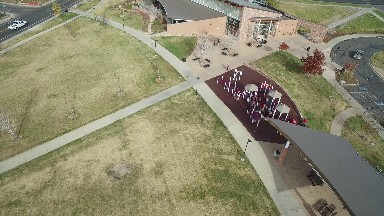 a birds eye view of a neighborhood, houses, and roofs COLORADO