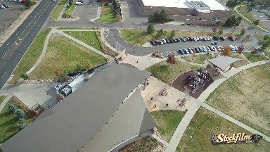 Multi-Story Building Complex from Above