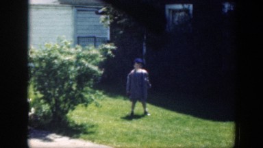 1949: overdressed boy telling a story MASSACHUSETTS