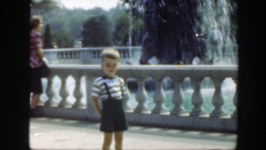 1948: how long do you want me to stand here for you to take this picture? boy
