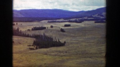 1939: view of a lonely, abandoned desert. WYOMING