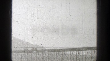 1938: view of bridge over dam WASHINGTON