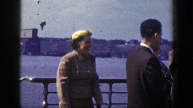 1948: People Gathering on a Boat, Socializing and Having a Nice Time