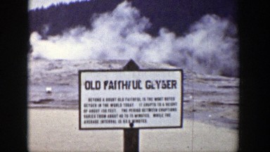 1939: A Sign Standing in a Public Park, Wyoming