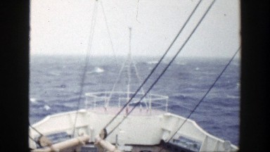 1948: boat on the water NEW YORK