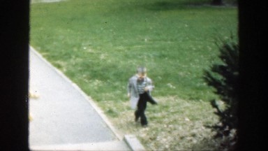 1949: Kids Race Up Driveway of House in Cincinnati Ohio