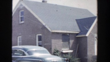 1956: view of the outside of two homes GRAND RAPIDS MICHIGAN