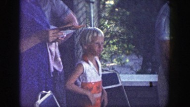 1964: inside the house the members of the family are chatting and enjoying