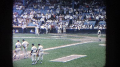 1964: professional ball game with crowd in the stands. YANKEE STADIUM NEW YORK