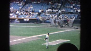 1964: Baseball Players Playing a Game at Yankee Stadium New York