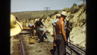 1936: A Group of Men Build Railroad in California