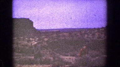 1936: two men are walking among the short bushes and brush CALIFORNIA