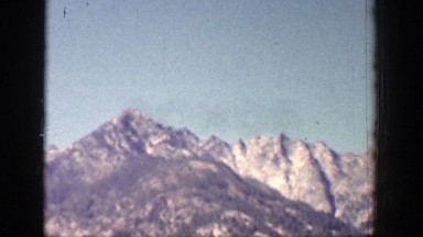 1939: enjoying a fantastic and unique view of some steep mountains CHELAN