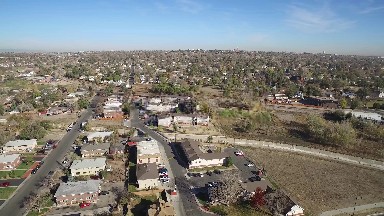 overhead view of a housing complex COLORADO