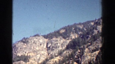 1939: two boats float in a lake in a valley on a clear day CHELAN WASHINGTON