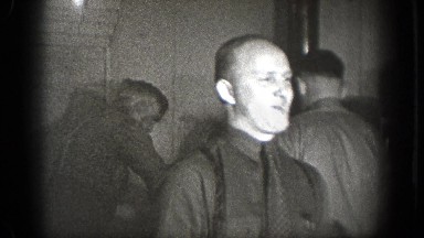 1939: well dressed man talking at party CHELAN WASHINGTON