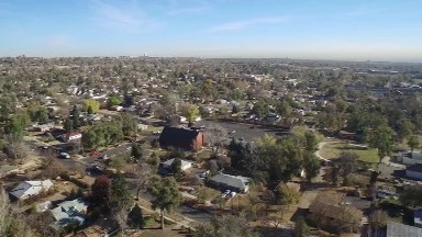 Aerial View of Town Colorado