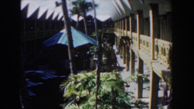 1961: Visitors Walking to and Fro at a Nice Resort Area in Nassau