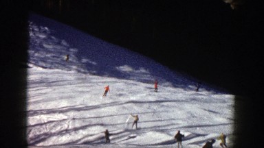 1961: Skiers in the Snow Aspen Colorado