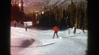 1961: skating party ASPEN COLORADO