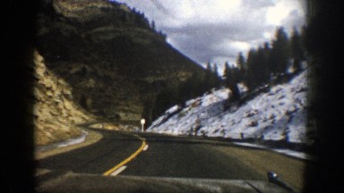 1961: driving around the mountain ASPEN COLORADO