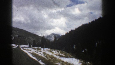 1961: Driving Through a Beautiful Mountain Side in Aspen Colorado