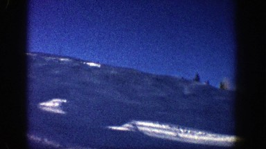 1961: shot of a skiing course. ASPEN COLORADO