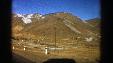 1961: travelling through mountains ASPEN COLORADO