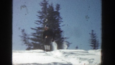 1961: human elf skiing ASPEN COLORADO