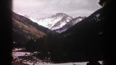 1961: a tranquil view of snowy mountains in the wilderness ASPEN COLORADO