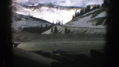 1961: drive by viewing of beautiful mountains. ASPEN COLORADO