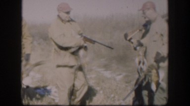 1958: a party of hunters displaying their catch KANSAS