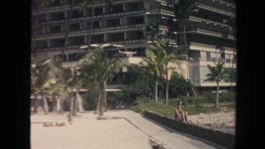 1961: People Enjoying Beach Activities, Bathing and Swimming in Hawaii