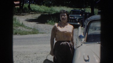 1958: Oops Was About To Get In The Wrong Car, Let's Go Ha! NEBRASKA