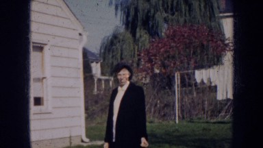 1956: family playing with her kid,around the house NEBRASKA
