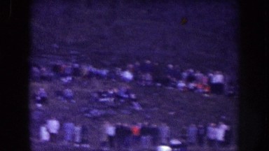 1957: the audience of a sports game NEBRASKA